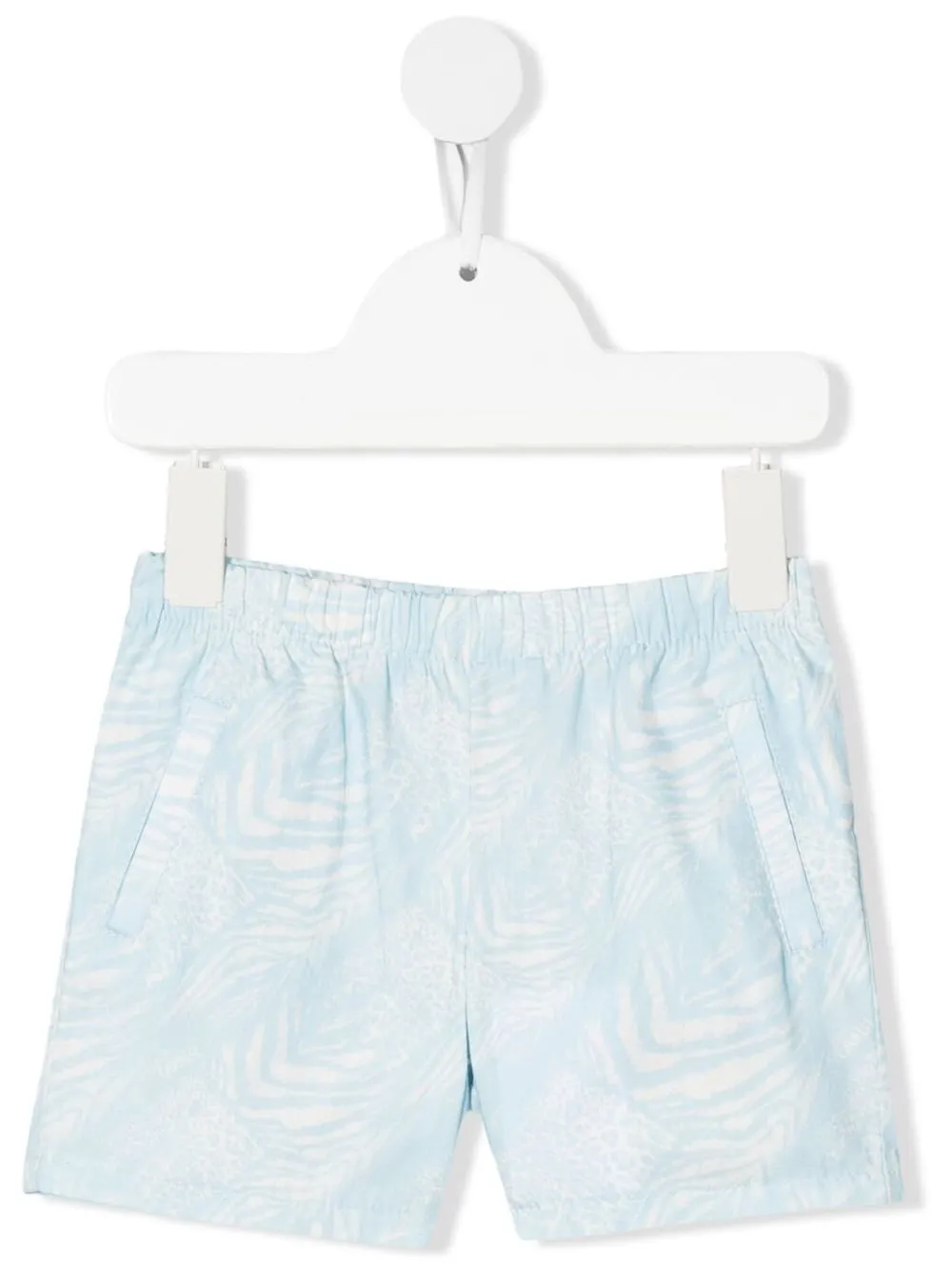 

Roberto Cavalli Junior shorts con animal print - Azul