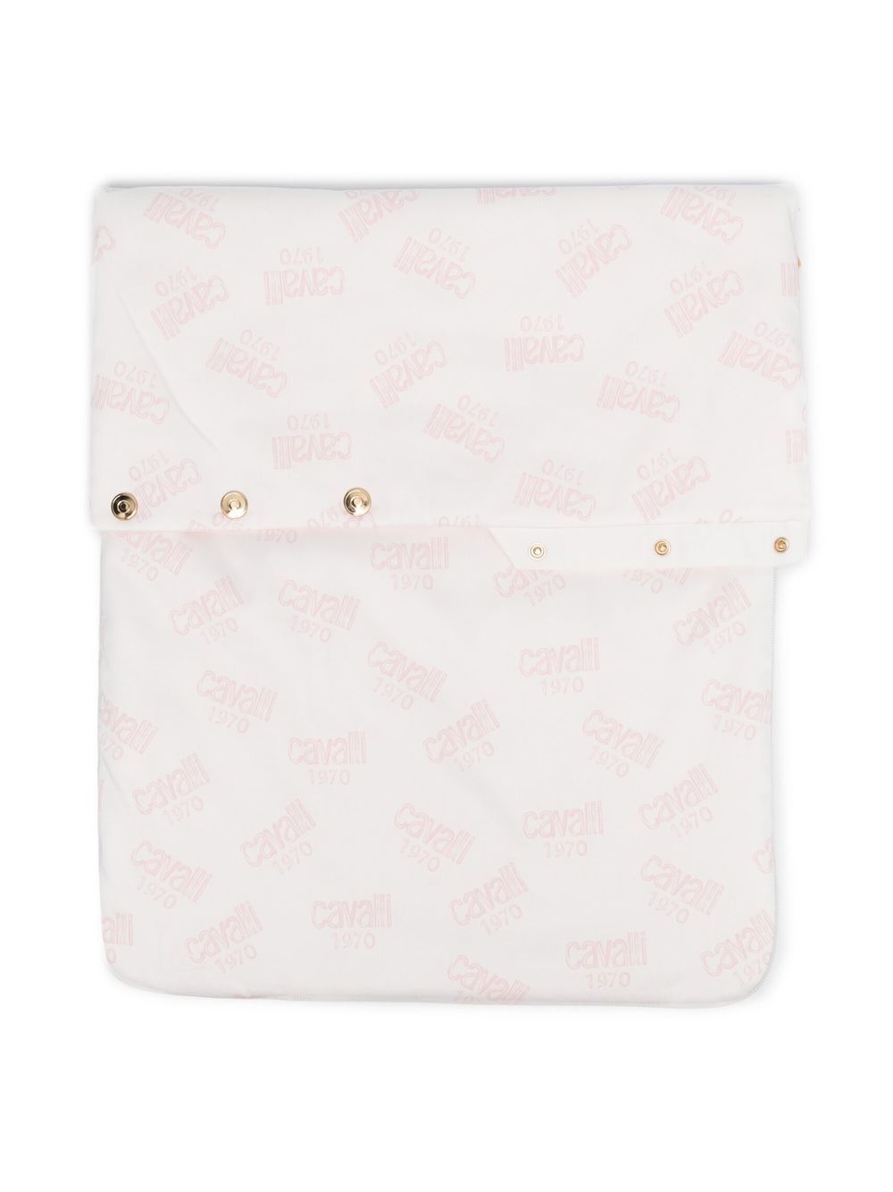 Roberto Cavalli Junior logo-print baby nest - Pink