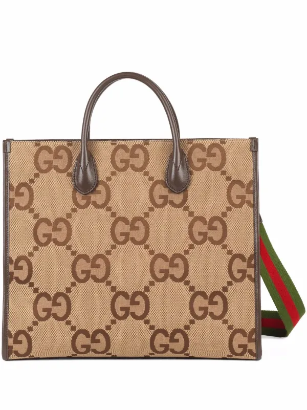 Gucci グッチ Jumbo GG ハンドバッグ - FARFETCH