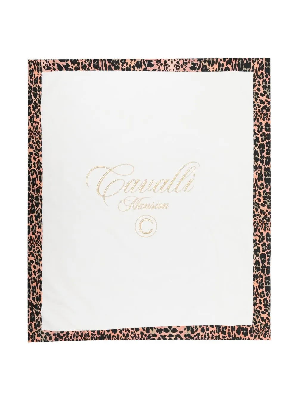 

Roberto Cavalli Junior logo-embroidered cotton sleeping bag - White