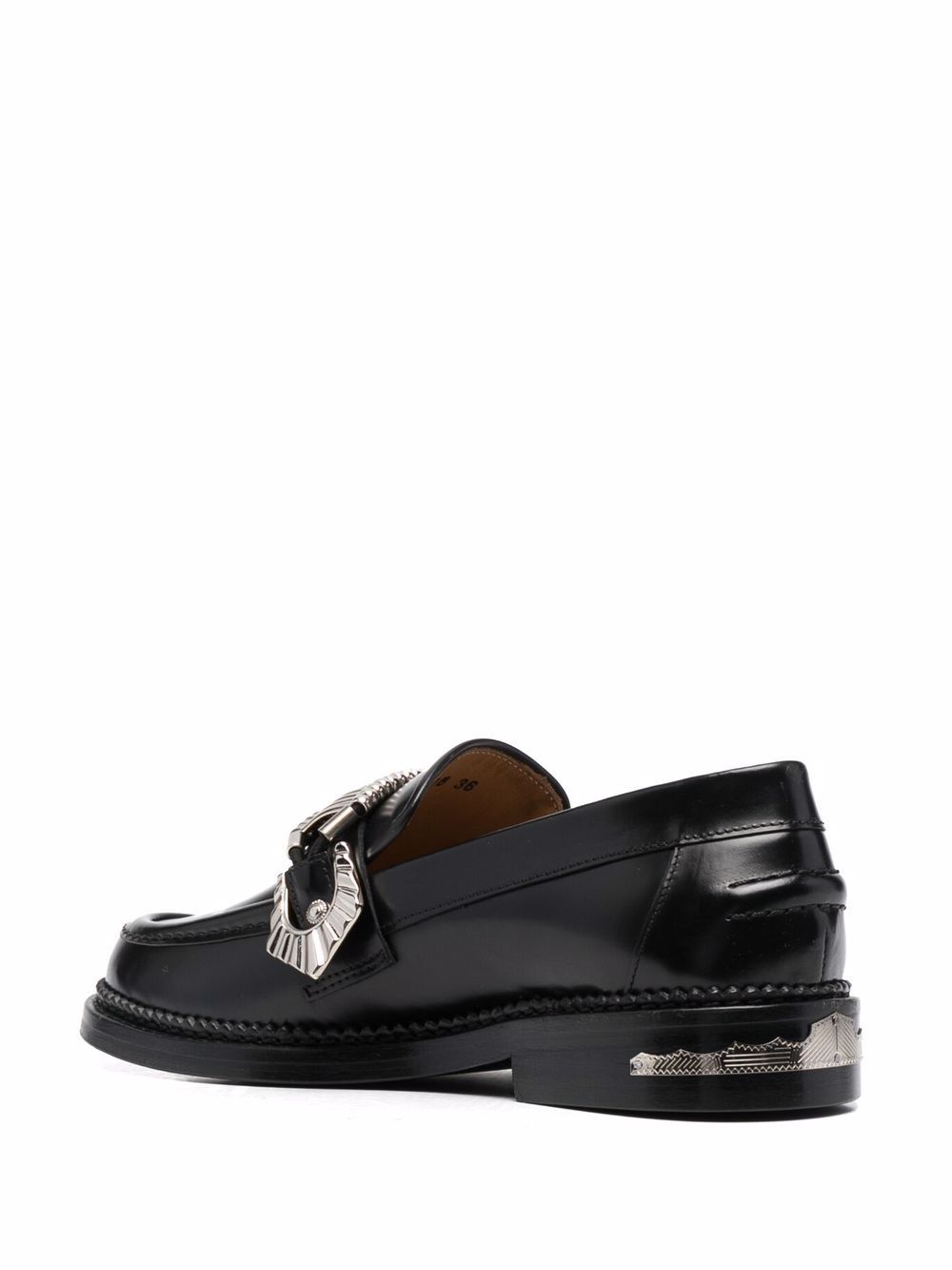 фото Toga pulla buckle-detail leather loafers