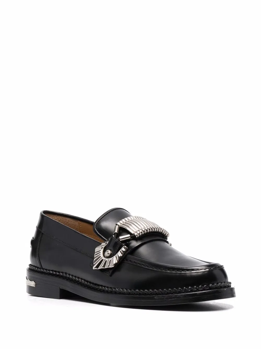 фото Toga pulla buckle-detail leather loafers