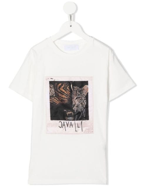 graphic-print short-sleeved T-shirt