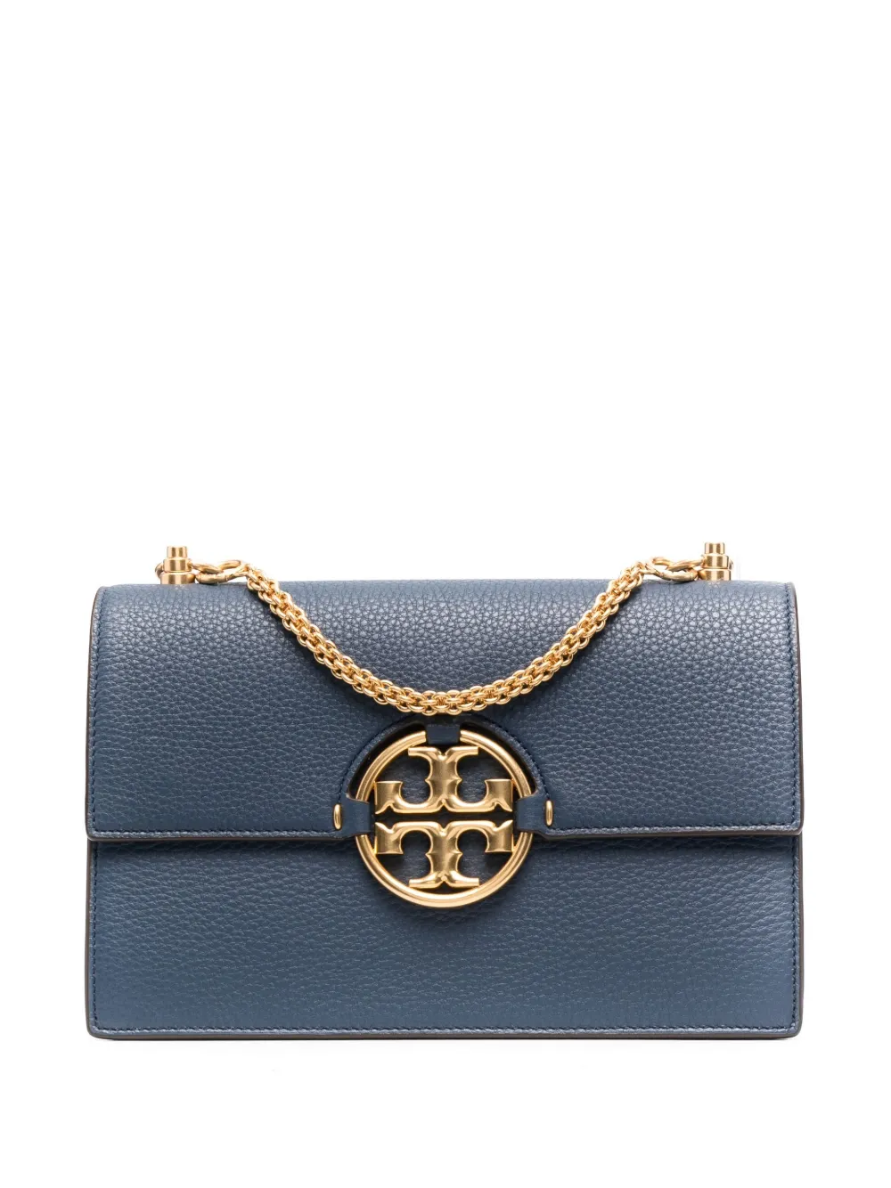 

Tory Burch bolsa de hombro con placa del logo - Azul