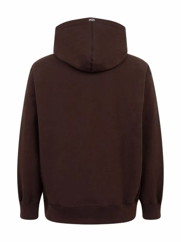 Buy Supreme Box Logo Hooded Sweatshirt 'Dark Brown' - FW21SW35 DARK BROWN