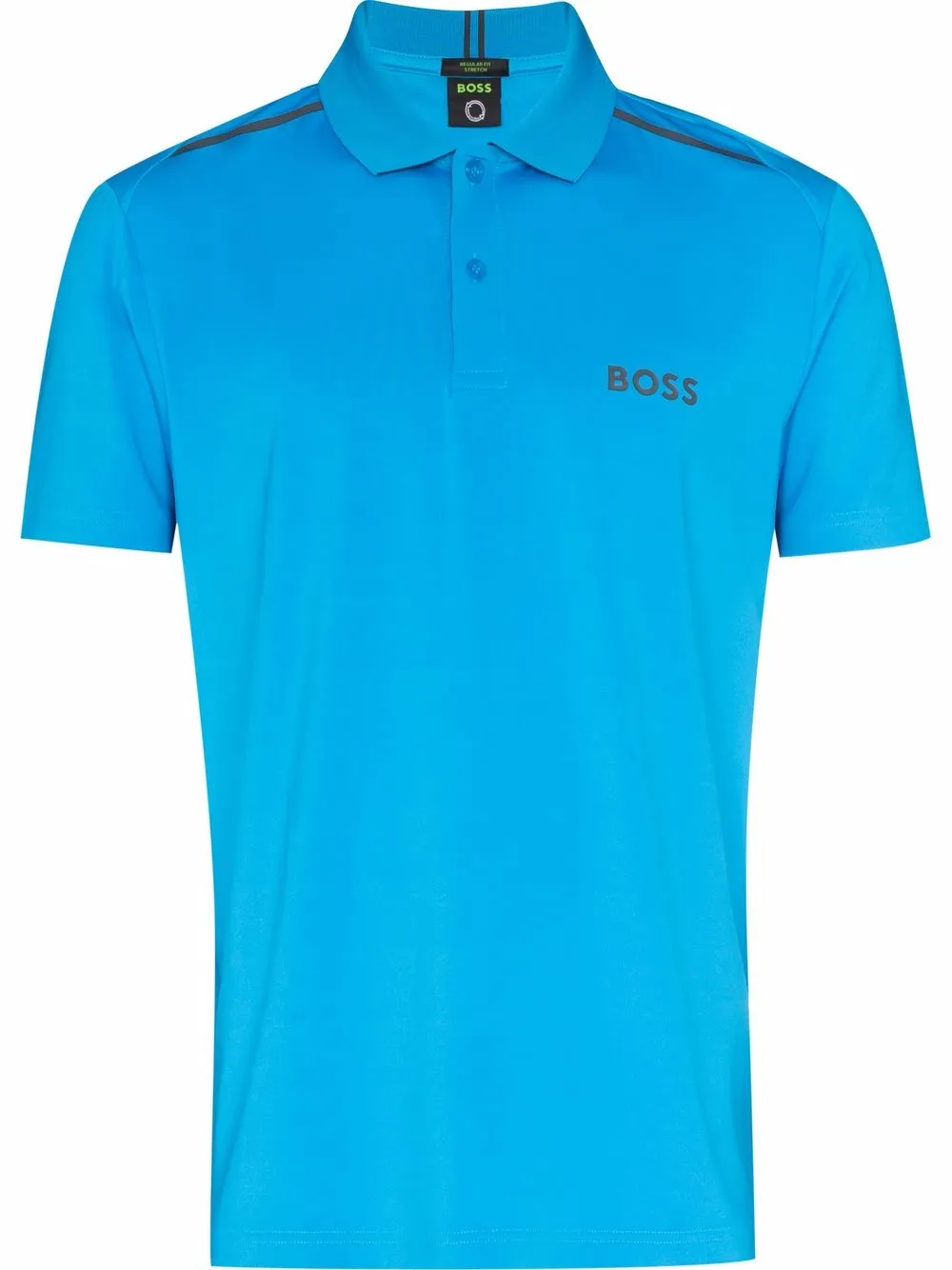 

BOSS Paddytech short-sleeve polo shirt - Blue