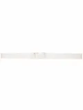 P.A.R.O.S.H. clip-buckle belt - White