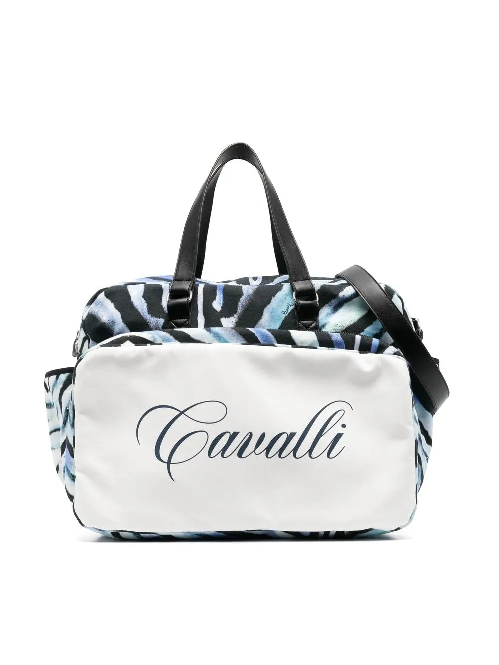 

Roberto Cavalli Junior zebra-print changing bag - White