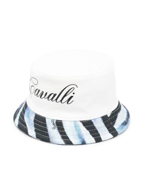 Roberto Cavalli Junior animal-print bucket hat