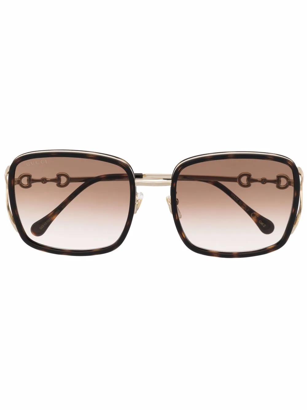 

Gucci Eyewear lentes de sol con armazón cuadrada - Marrón