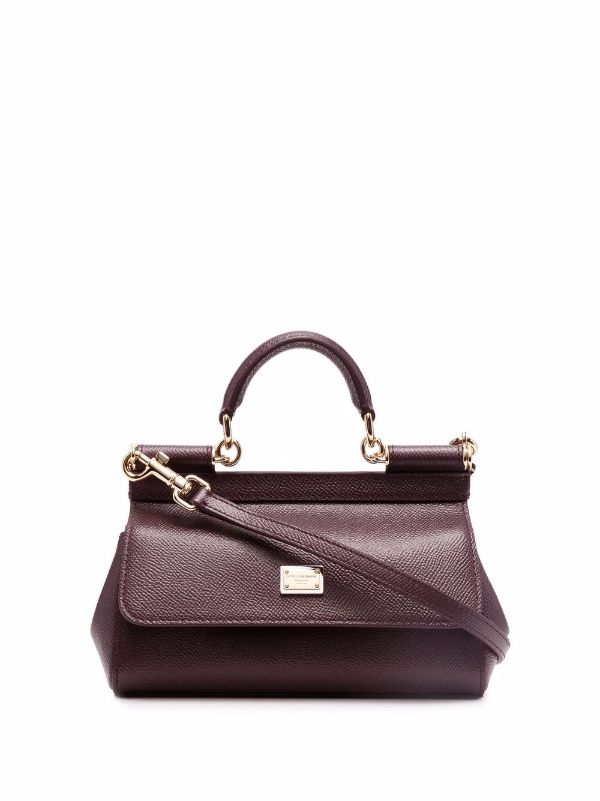 Dolce & Gabbana Small Sicily Leather Shoulder Bag - Farfetch