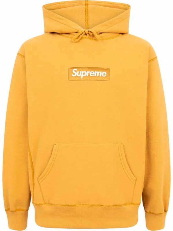 Supreme - Box Logo Hoodie - Men - Cotton - S - Orange