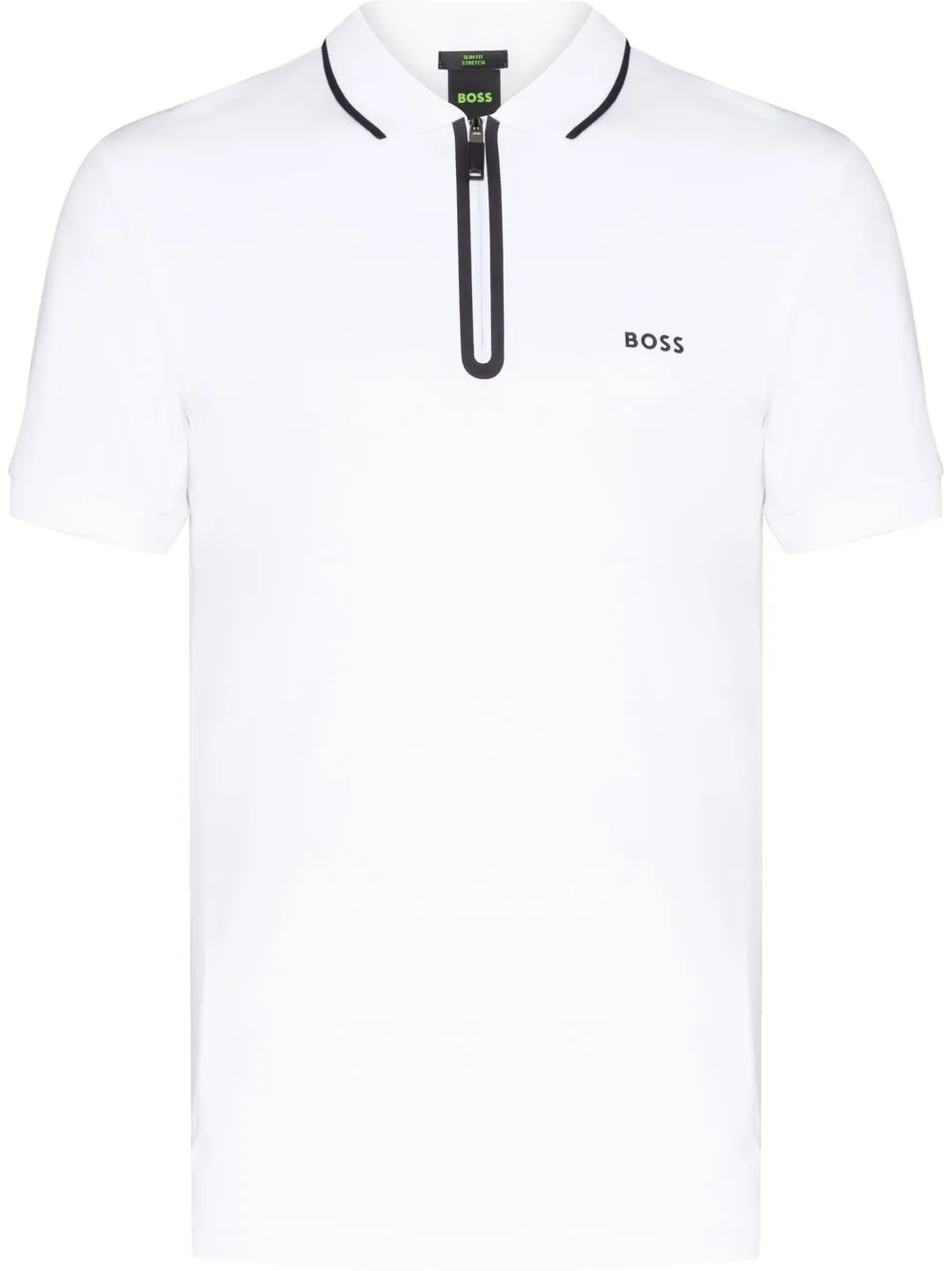 BOSS monogram-print Polo Shirt - Farfetch