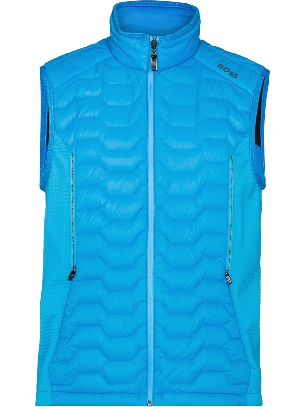 

BOSS zip-fastening padded gilet - Blue