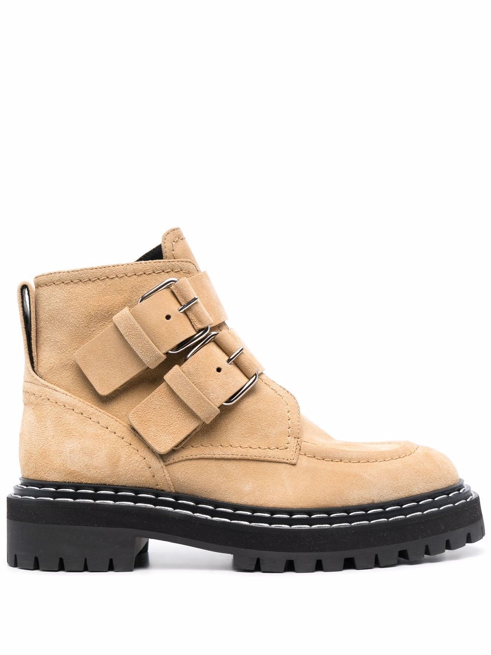 Proenza Schouler Lug Sole Buckle Boots Farfetch