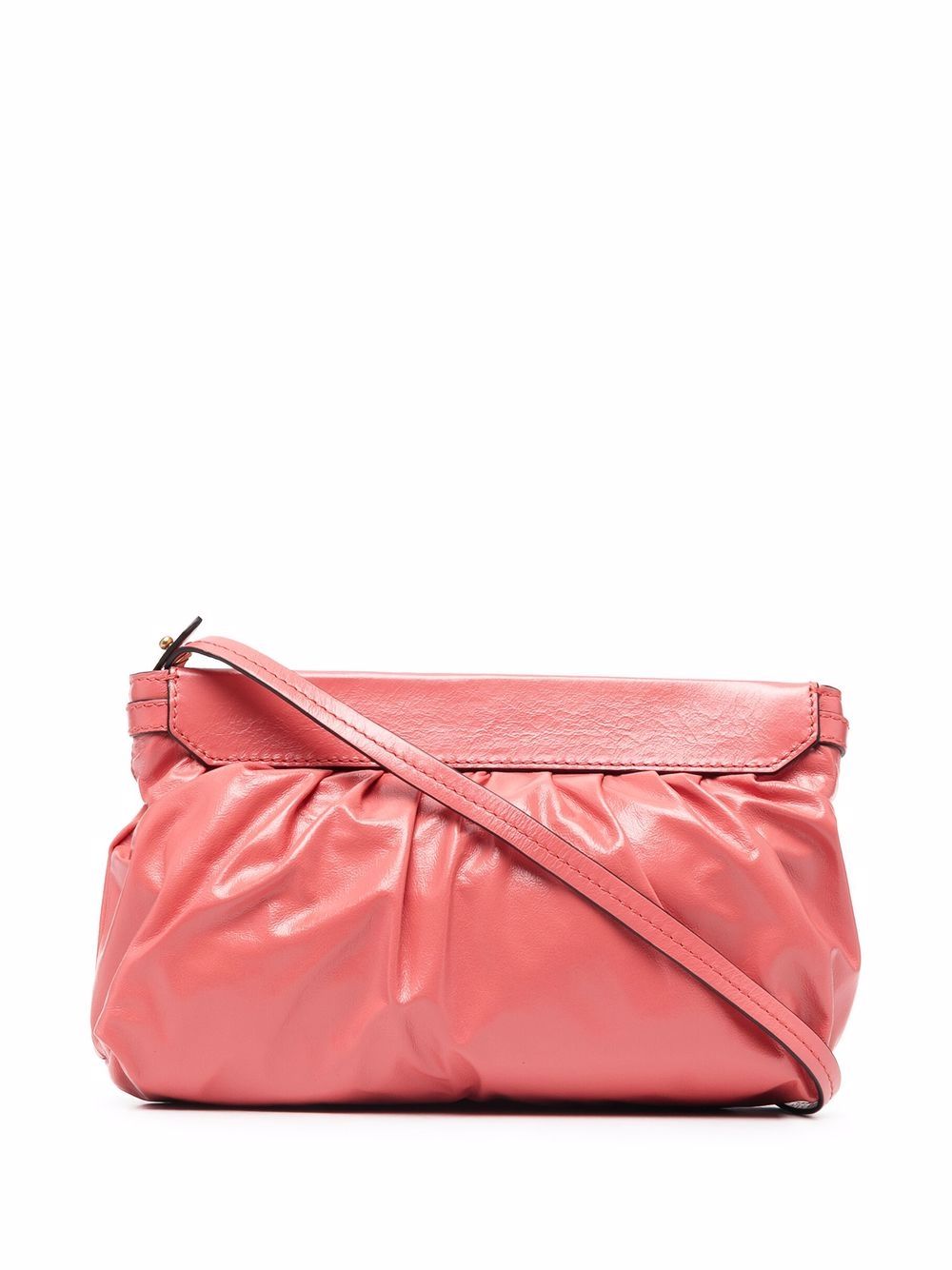 

Isabel Marant bolsa crossbody con detalle fruncido - Rosado