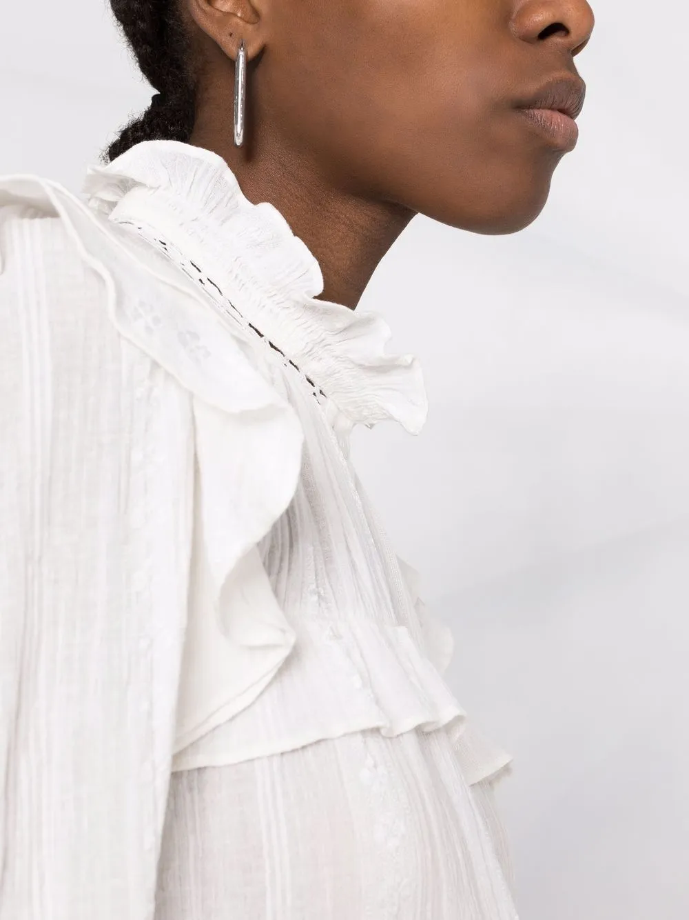 isabel marant ruffle blouse
