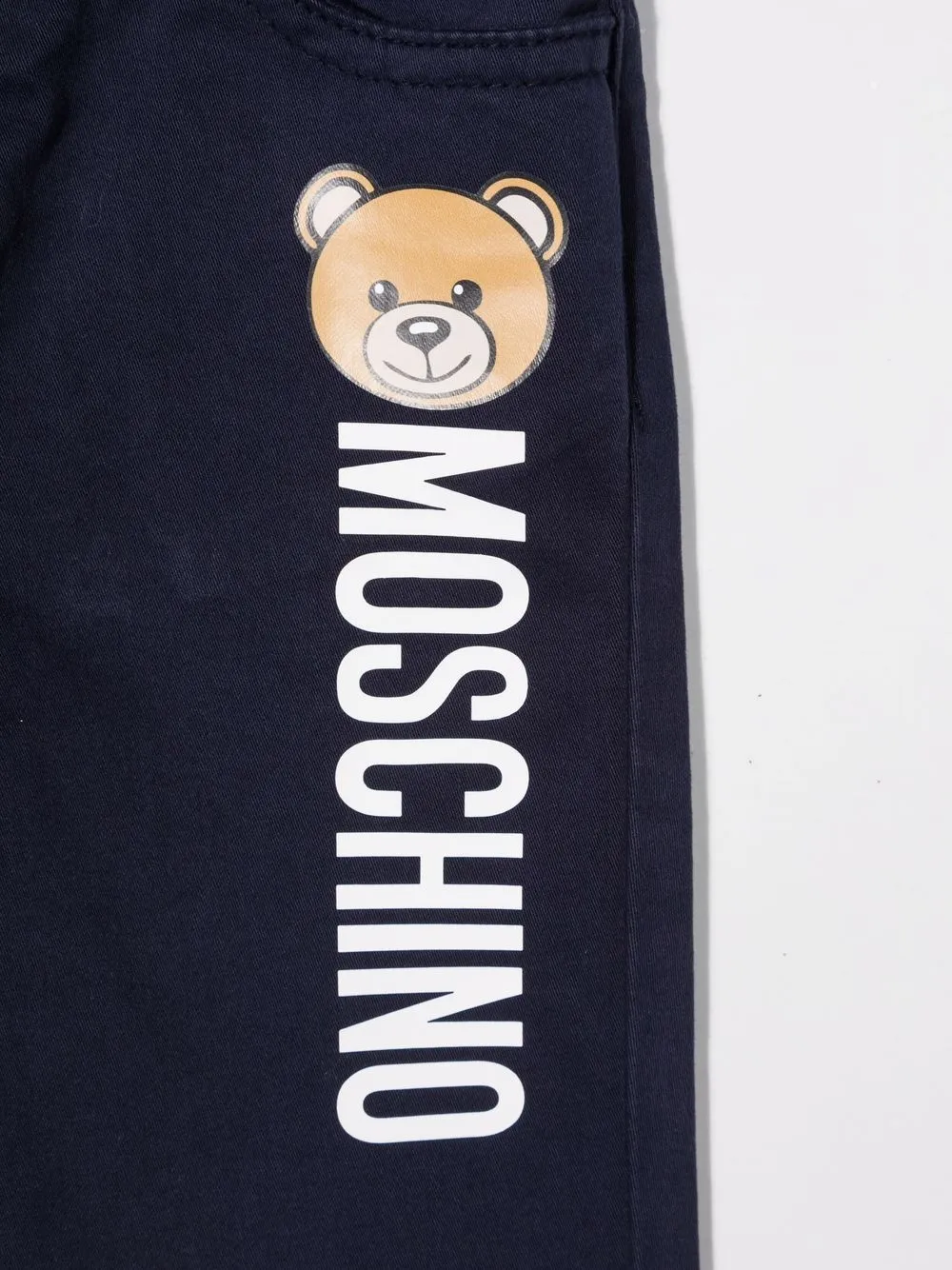 фото Moschino kids прямые брюки с логотипом