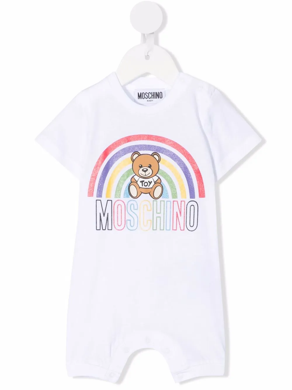 

Moschino Kids body con motivo Teddy Bear - Blanco