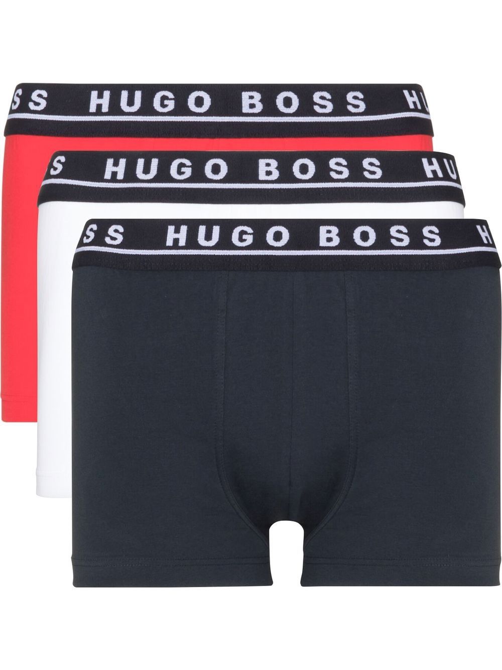 Hugo Boss Logo-waist 3-pack Boxers In White