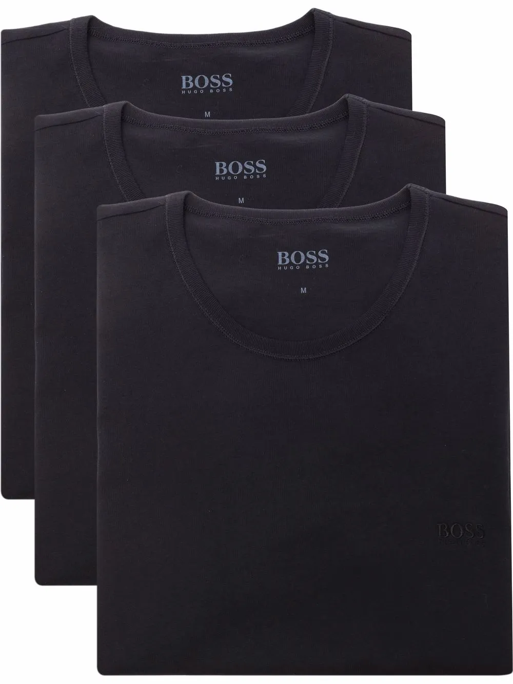 

BOSS pack de tres playeras de manga corta - Negro