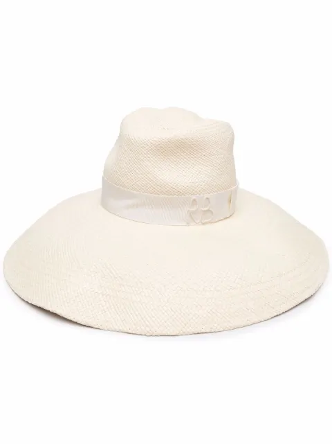 Ruslan Baginskiy sombrero fedora con logo bordado