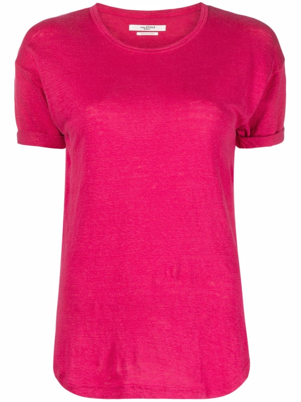 Isabel Marant Étoile crew-neck Linen T-shirt - Farfetch