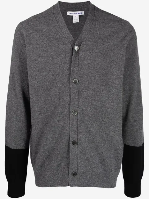 Comme Des Garçons Shirt cárdigan de tejido fino con botones 