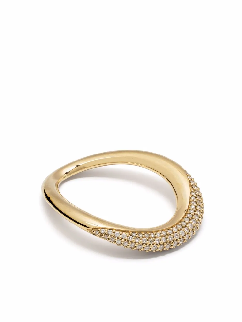 

Georg Jensen anillo Offspring en oro amarillo de 18kt con diamantes - Dorado