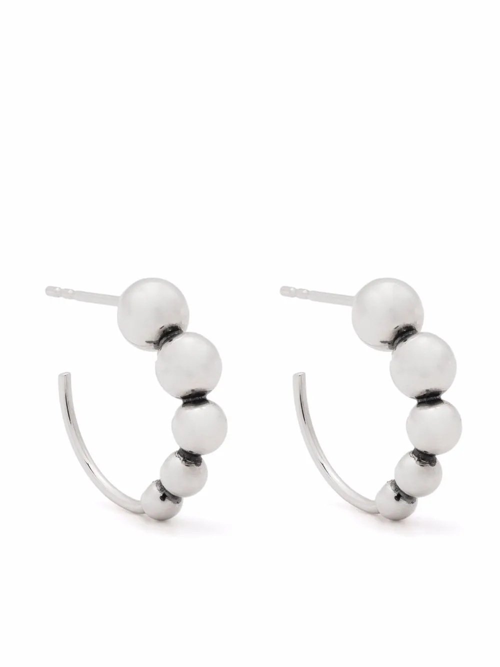 

Georg Jensen arracadas con diseño de uva - Plateado
