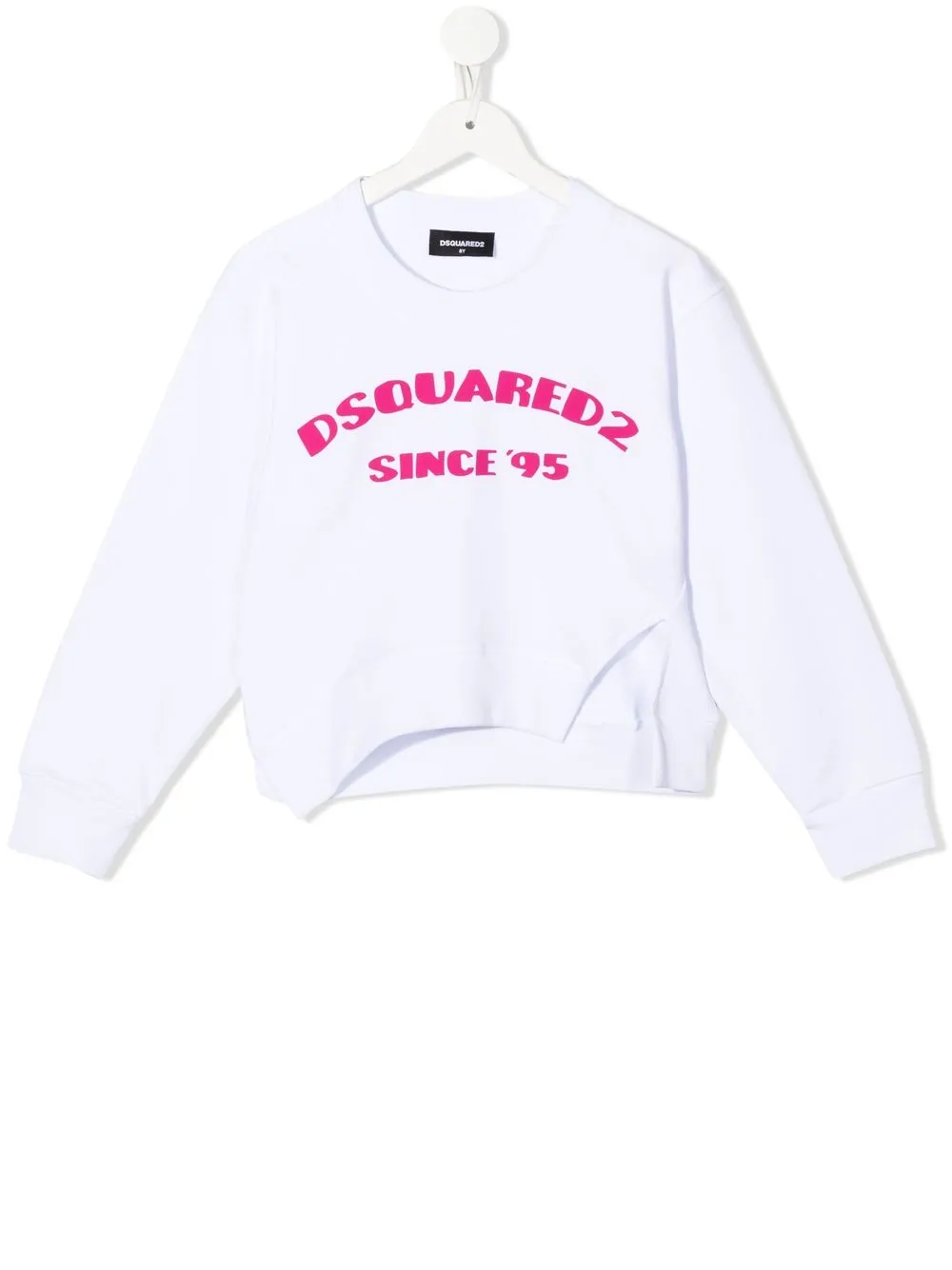 

Dsquared2 Kids sudadera con logo estampado - Blanco
