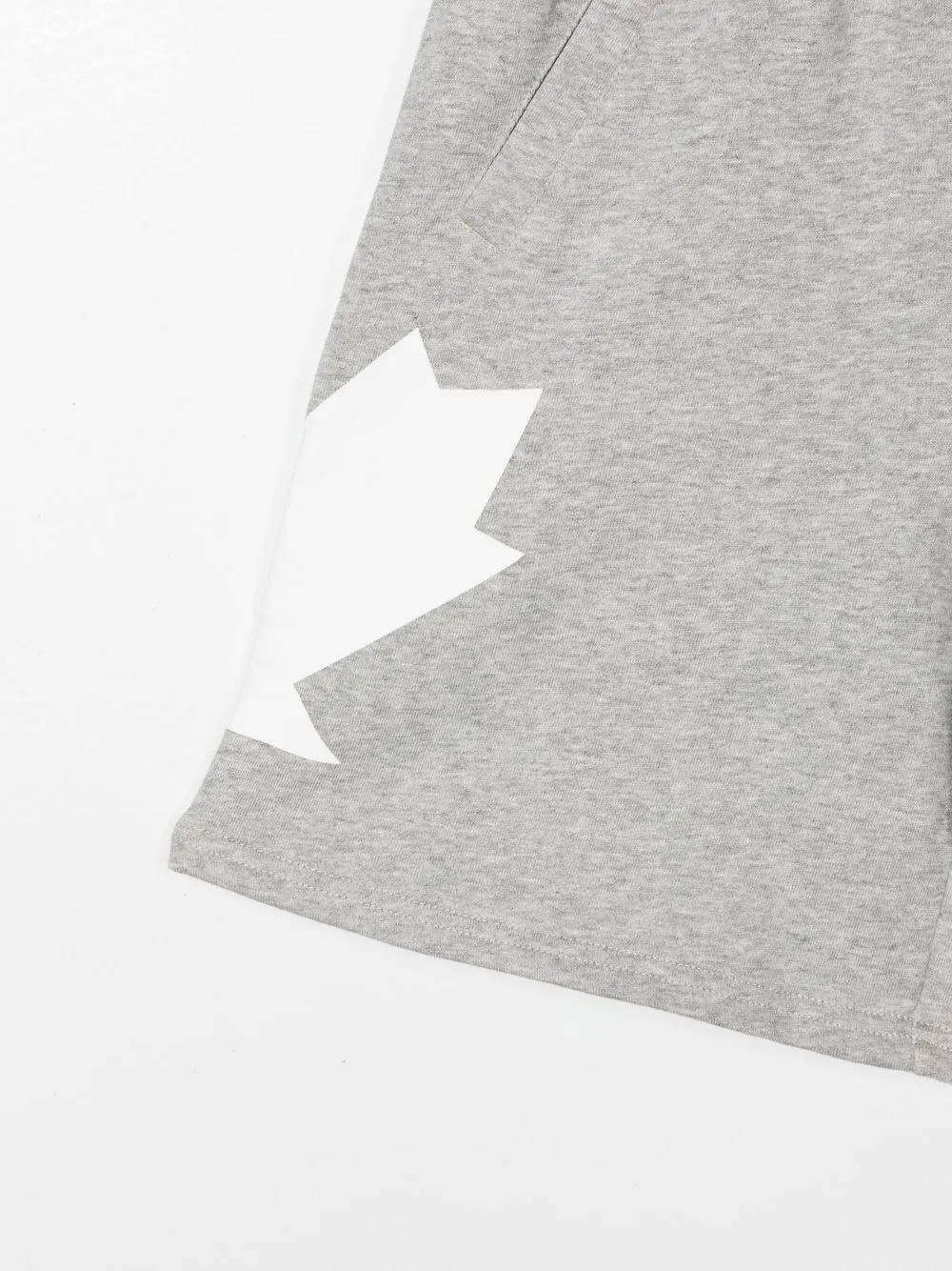 Dsquared2 Rear Logo-print Detail Shorts In Grey