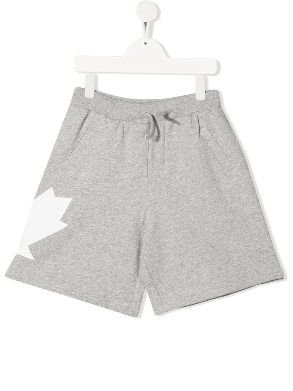 Dsquared2 Rear Logo-print Detail Shorts In Grey