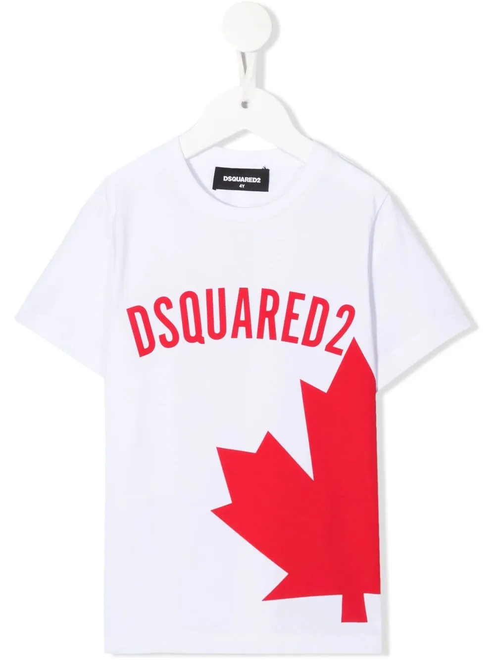 

Dsquared2 Kids playera con logo estampado - Blanco