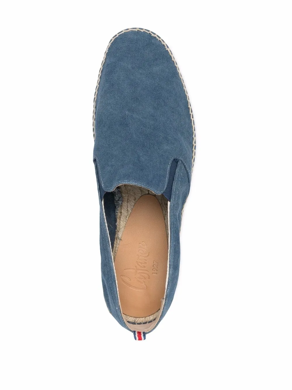 Castaã±er Denim Blue Joel Cotton-canvas Espadrilles In Blue