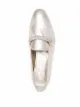Santoni crystal-braid metallic loafers