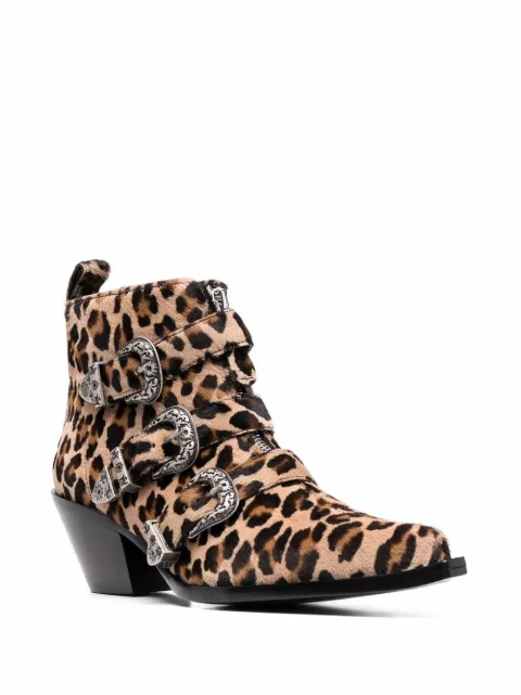 r13 leopard boots