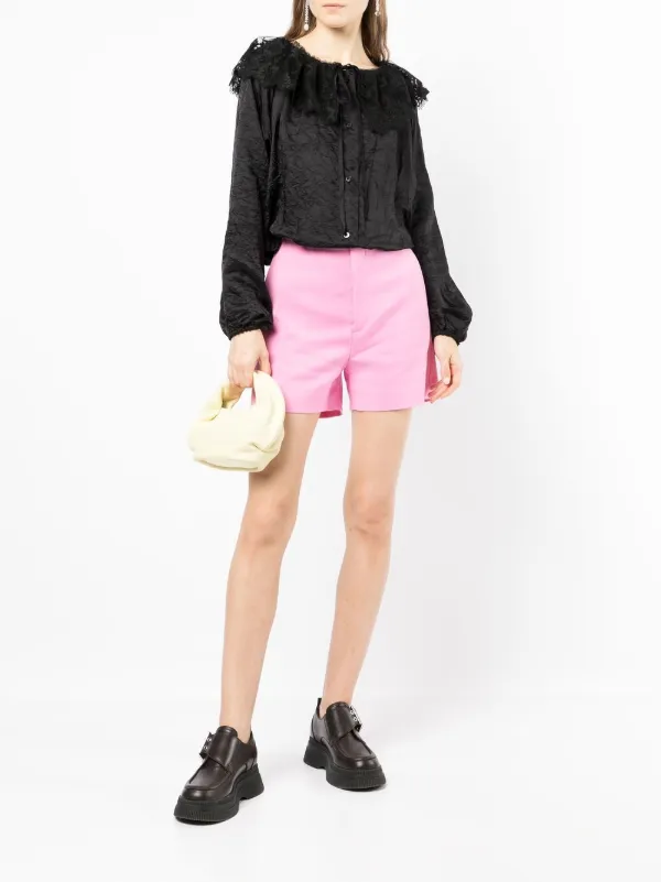 Patou レースカラー ブラウス | ブラック | FARFETCH JP