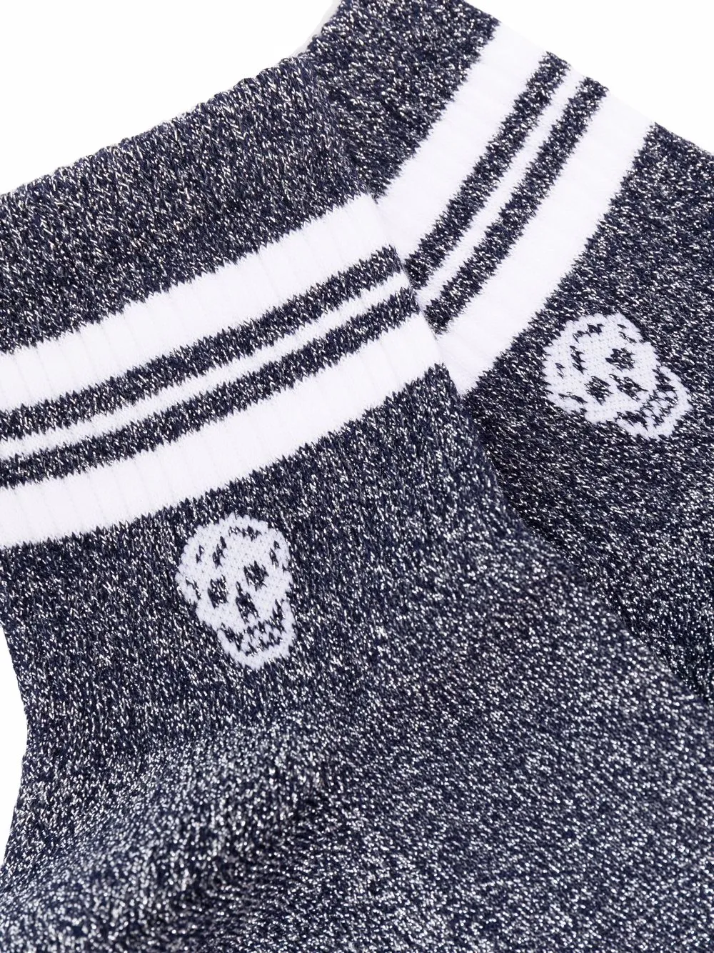 Alexander McQueen Intarsia sokken - Blauw