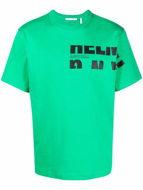 Helmut Lang logo-print short-sleeve T 