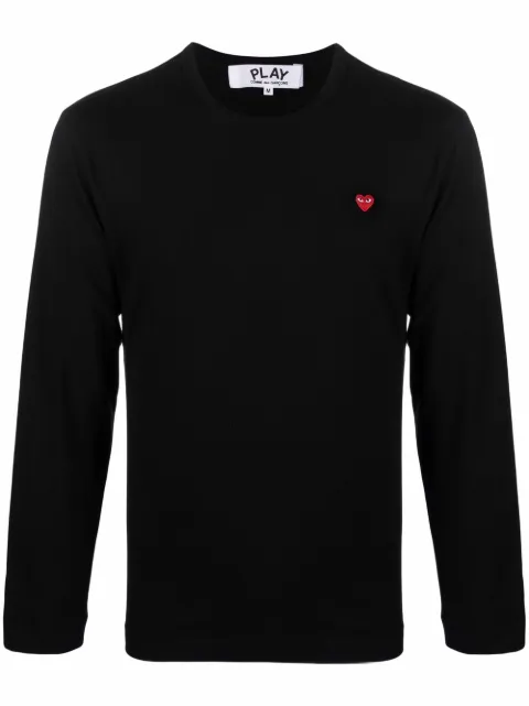Comme Des Garçons Play logo-patch cotton T-Shirt 