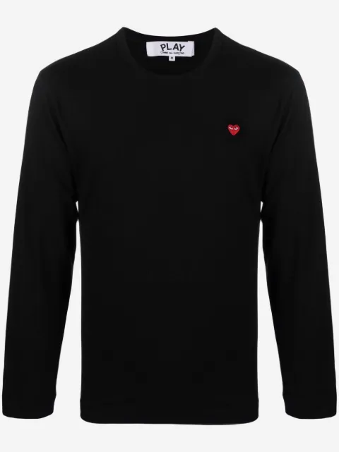 Comme Des Garçons Play logo-patch cotton T-Shirt