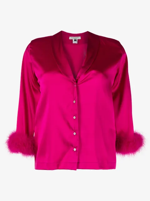 Gilda & Pearl Kitty silk pyjama set 