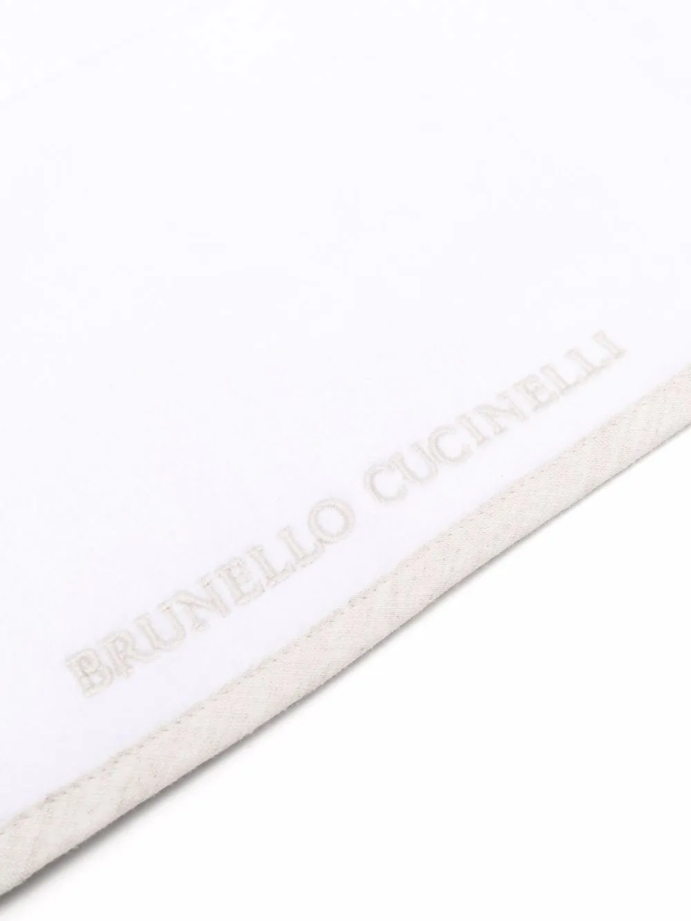 фото Brunello cucinelli полотенце с логотипом