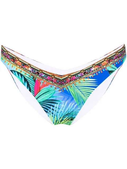 Camilla Whats Your Vice-print bikini bottoms
