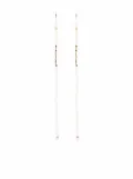 Mizuki 14kt yellow gold Dancing pearl long earrings