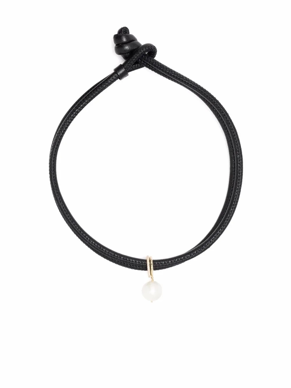 

Mizuki collar en oro amarillo de 14kt con perlas y diamantes - Dorado