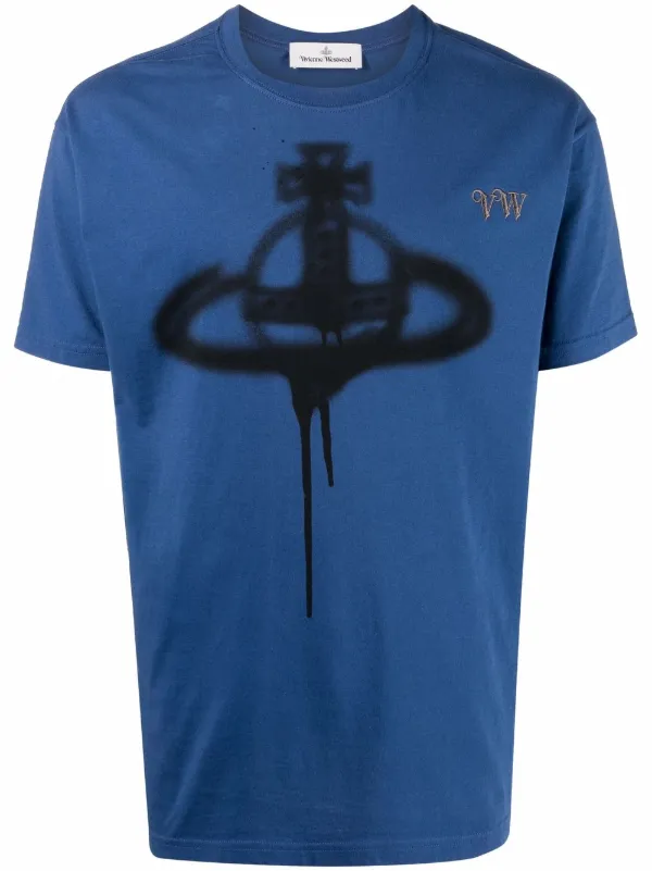vivienne westwood blue t shirt