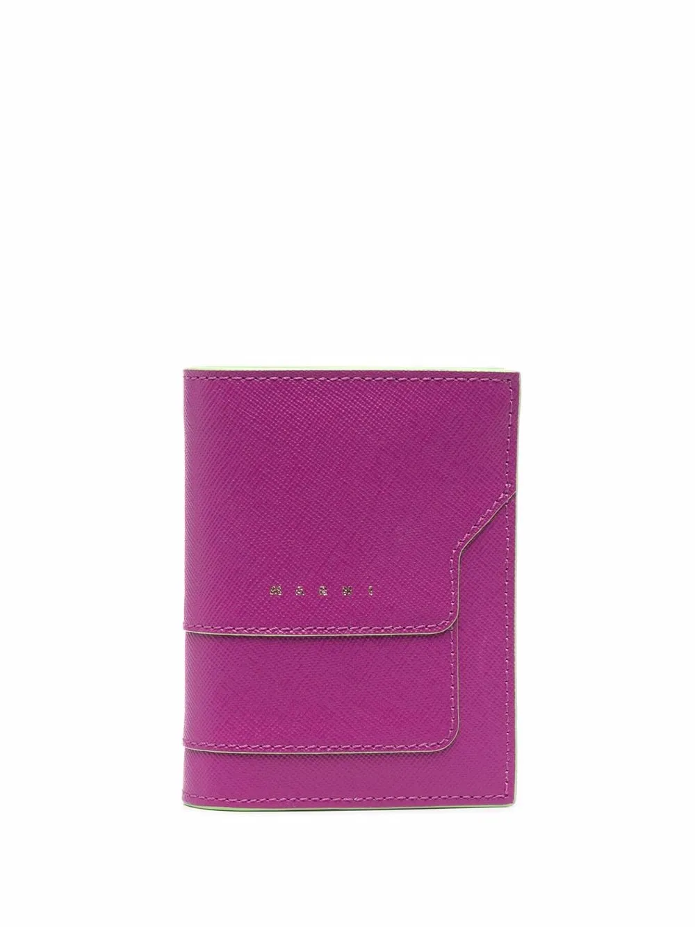 

Marni cartera plegable con textura granulada - Rosado