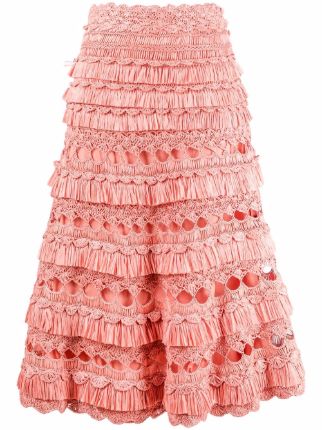 Zimmermann on sale crochet skirt